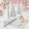 IRIDESCENT FOILED UNICORN HORN PAPER NAPKINS - 10PCS - Image 2