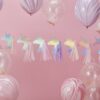 IRIDESCENT FOILED TASSEL UNICORN BUNTING - Image 2