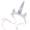 IRIDESCENT FOILED UNICORN HORNS - 8PCS
