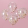 PASTEL STAR SHAPED CONFETTI BALLOONS - 5PCS - Image 3