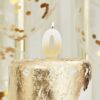 GOLD OMBRE NUMBER BIRTHDAY CANDLE