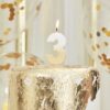 GOLD OMBRE NUMBER BIRTHDAY CANDLE - Image 4