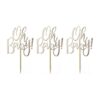 OH BABY! SHOWER CUPCAKE TOPPERS 7X13.5CM 12PCS