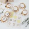 GOLD FOILED BABY SHOWER BADGE KIT - OH BABY! - Image 2