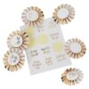 GOLD FOILED BABY SHOWER BADGE KIT - OH BABY!