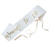 GOLD MUMMY TO BE BABY SHOWER SASH