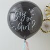 BOY OR GIRL GENDER REVEAL BALLOON 36'' & 4 TASSELS - Image 3