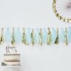 BLUE AND GOLD TASSEL GARLAND - Image 3