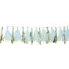 BLUE AND GOLD TASSEL GARLAND