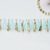 BLUE AND GOLD TASSEL GARLAND - Image 2
