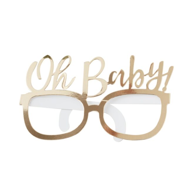 OH BABY FUN GLASSES BABY SHOWER PROPS - 8PCS