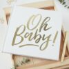 GOLD OH BABY! SHOWER GUEST BOOK - Image 2
