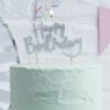 SILVER CANDLE HAPPY BIRTHDAY - Image 2