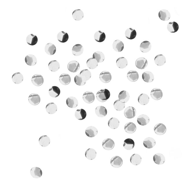 CONFETTI METALLIC SILVER 14G