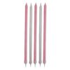 CANDLES TALL PINK/WHITE - 24PCS