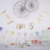 GOLD HAPPY 18TH BIRTHDAY BUNTING - Image 2