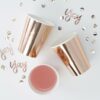 PAPER ROSE GOLD CUPS - 8PCS - Image 2