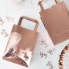 PARTY BAGS ROSE GOLD 5PCS - Image 2