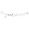 GOLD CONGRATULATIONS BANNER 1.5X16M