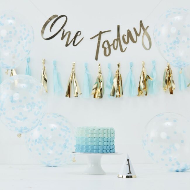 BLUE BABY CAKE SMASH 1ST BIRTHDAY KIT - Image 3