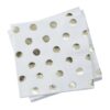 GOLD FOILED POLKA DOT PARTY NAPKINS 20PCS