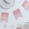 GOLD FOILED & OMBRE HAPPY BIRTHDAY BUNTING - Image 2