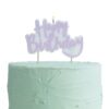LILAC HAPPY BIRTHDAY CANDLE