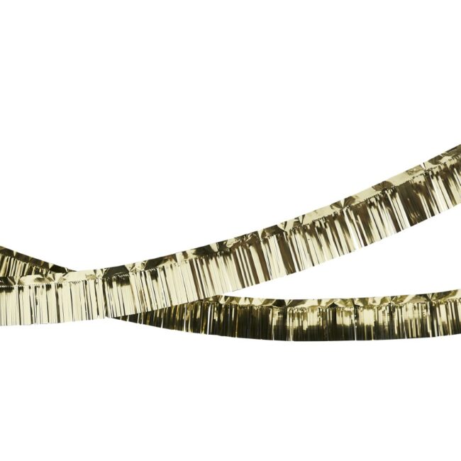 GOLD FOILED FRINGE GARLAND DECORATION