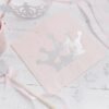PINK & SILVER FOILED TIARA PAPER NAPKINS - 16PCS - Image 2