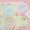 PASTEL PAPER PLATES - 8PCS - Image 2