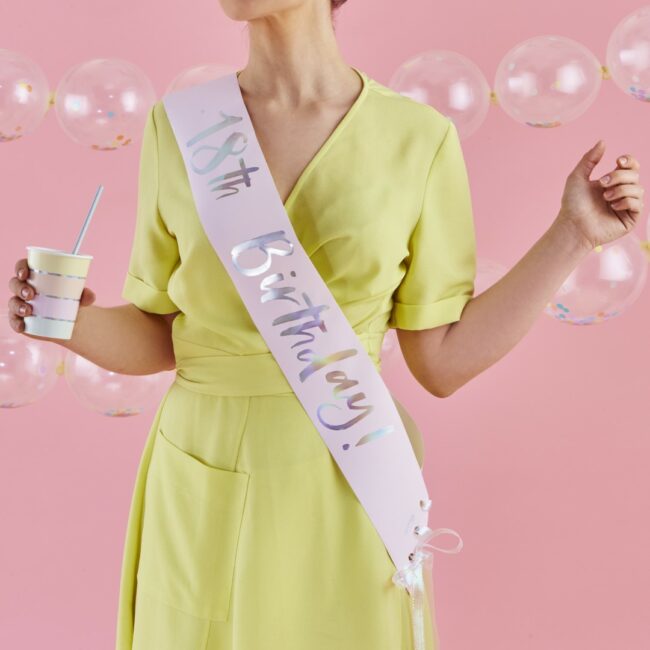 18TH BIRTHDAY SASH - Image 3