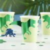 PAPER DINOSAUR CUPS - 8PCS - Image 2