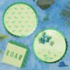 PAPER DINOSAUR PARTY PLATES 8PCS - Image 2