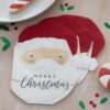 SANTA SHAPED CHRISTMAS PAPER NAPKINS 16PCS - Image 2
