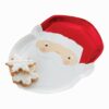 SANTA CHRISTMAS PAPER PLATES RED FOILED 8PCS - Image 2