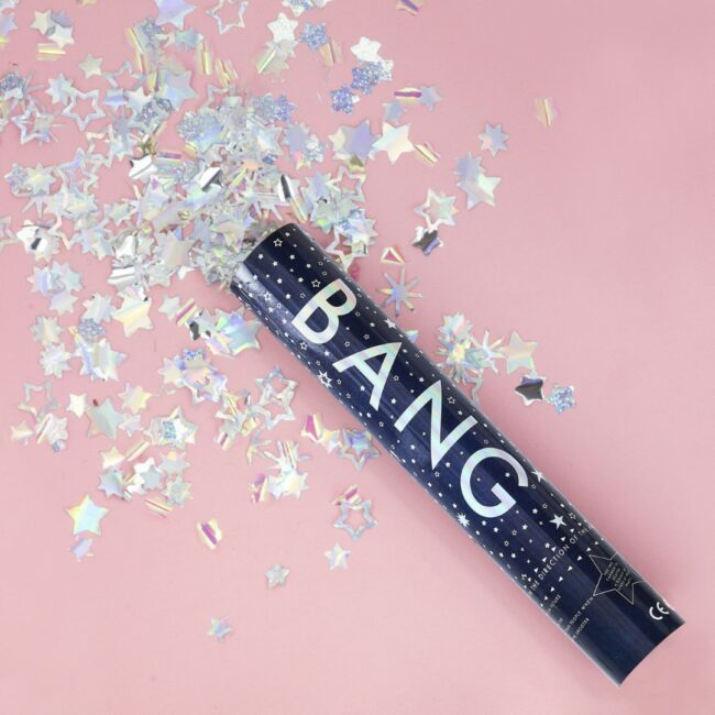 GIANT IRIDESCENT COMPRESSED AIR CONFETTI CANNON - Image 3