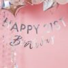 PERSONALISED BIRTHDAY BUNTING IRIDESCENT 2X1.75M - Image 2