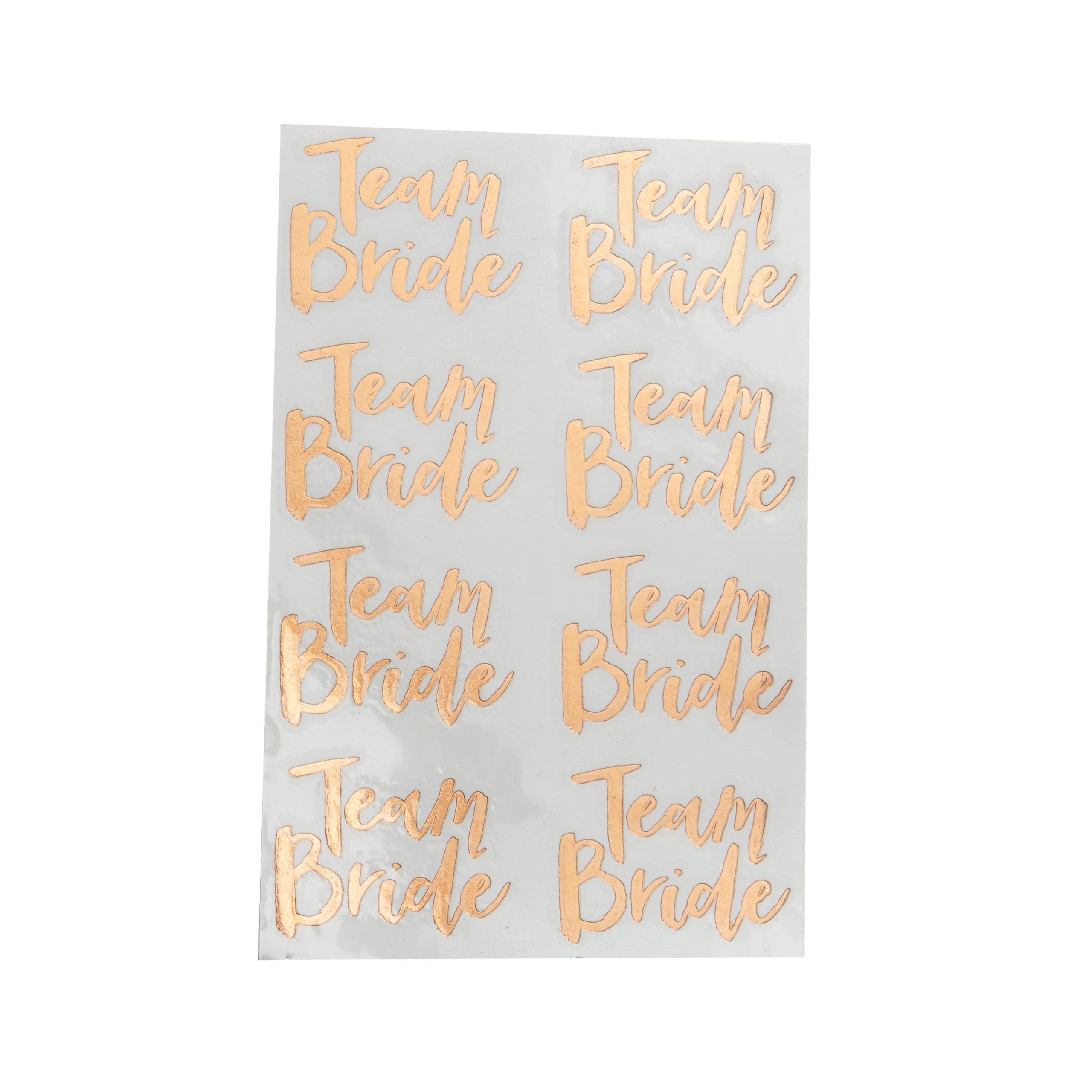 Temporary Tattoo Bride and Team Bride Rose Gold NEW | Lively & Co