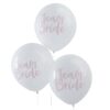 HENS PARTY BALLOONS ''TEAM BRIDE'' PINK & WHITE 10PCS