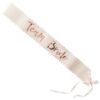 TEAM BRIDE SASHES PINK & ROSE GOLD 6PCS