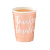 ROSE GOLD FOILED PAPER CUPS - 8PCS