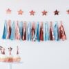 MATTE BLUE & ROSE GOLD TASSEL GARLAND - Image 2