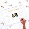 BABY SCAN FRAME BABY SHOWER GUEST BOOK ALTERNATIVE - Image 2