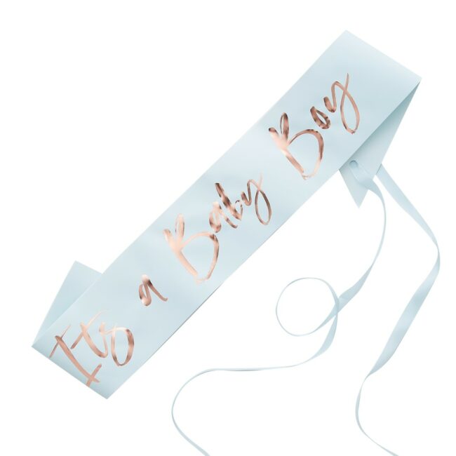 IT’S A BABY BOY BABY SHOWER SASH