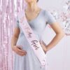 IT'S A BABY GIRL PINK BABY SHOWER SASH 75X10CM - Image 3
