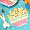 NACHOS SHAPED PAPER PARTY NAPKINS - 16PCS - Image 2