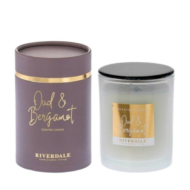 SCENTED CANDLE MARLEY BLACK 10CM