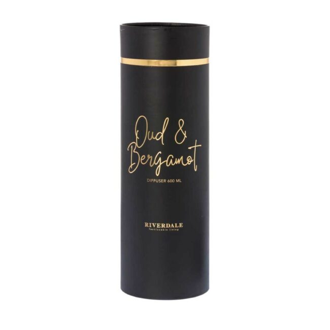 DIFFUSER MARLEY BLACK OUD & BERGAMOT 12.3X12.3X37.8CM 600ML - Image 3