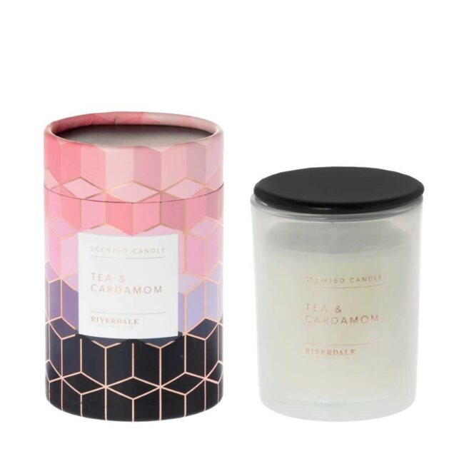 SCENTED CANDLE MEGAN BLACK 10CM