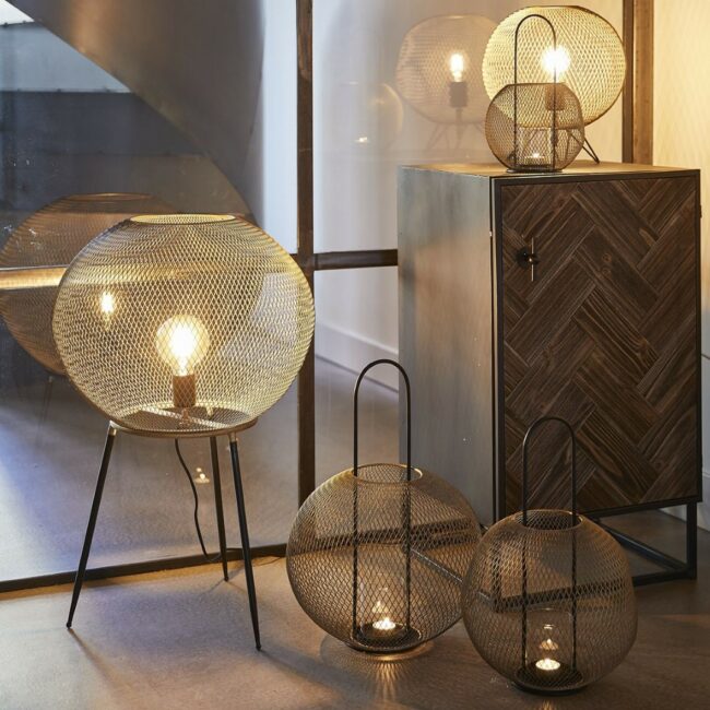 FLOOR LAMP PURE GOLD 34CM - Image 3
